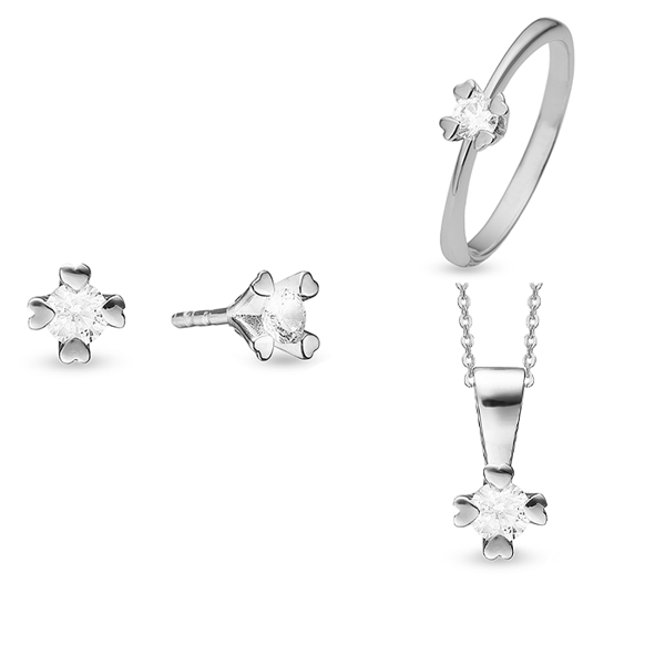 by Aagaard set , mit insgesamt 0,80 ct Wesselton VS